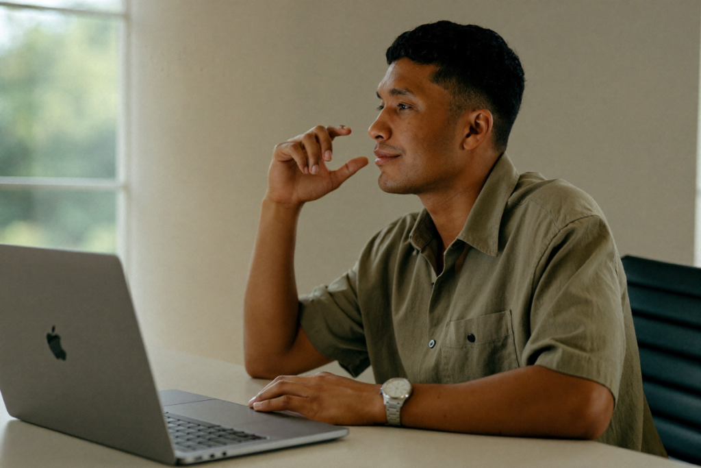 A telehealth consultation with a provider