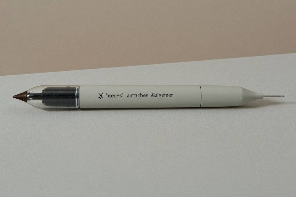 Unbranded subcutaneous autoinjector pen on a clean clinical surface representing PT-141 bremelanotide