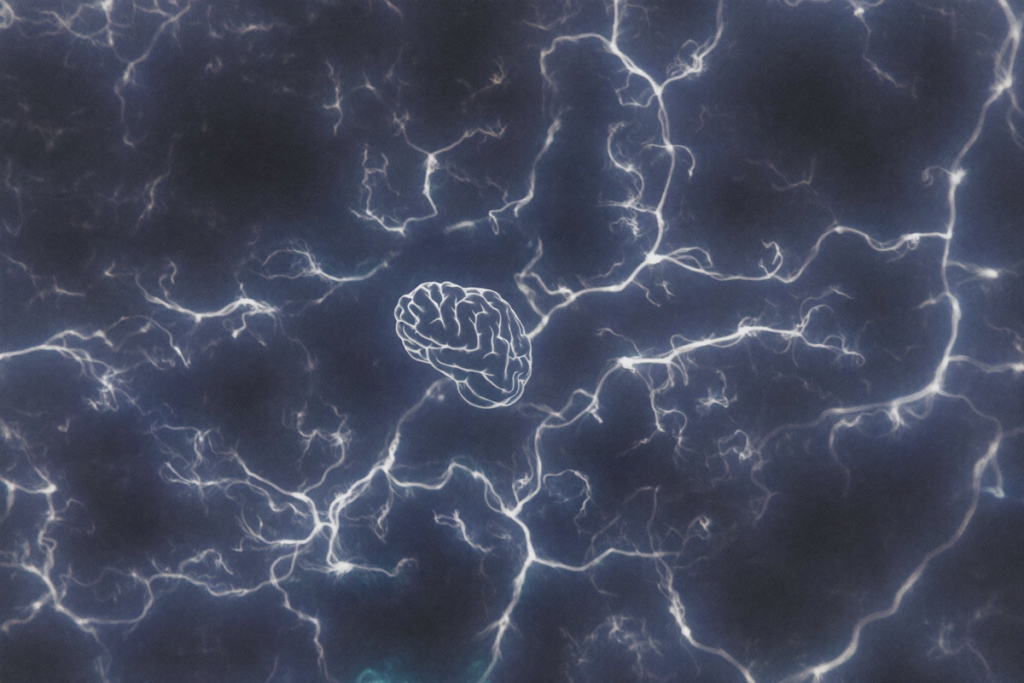 Abstract visualization of central brain signaling illustrating PT-141 melanocortin MC4R mechanism